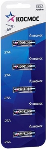 Элемент питания Космос 27А (блист.5 шт) (батарейка) картинка 